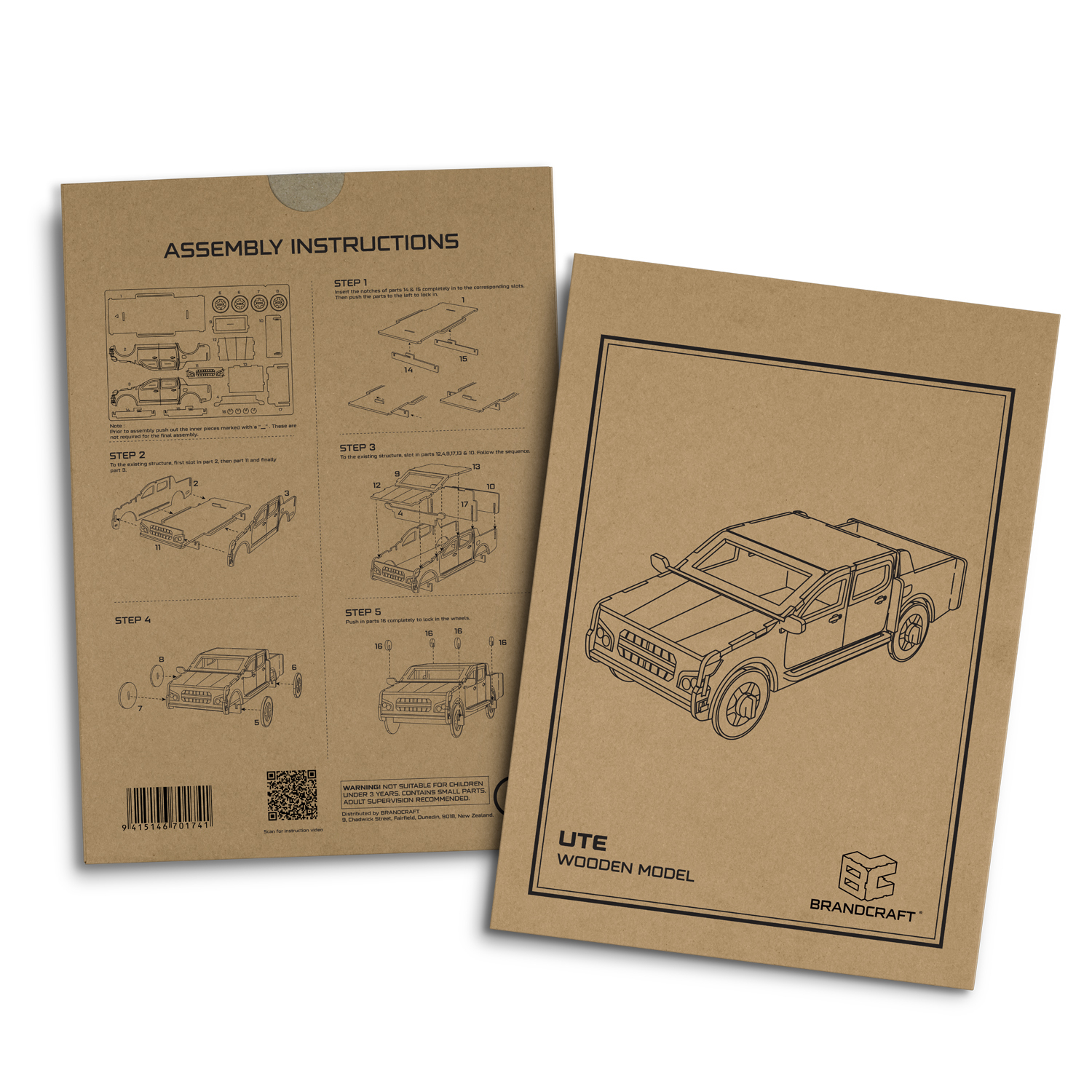 BRANDCRAFT UTE Wooden Model - Image 5
