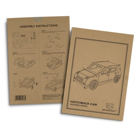 BRANDCRAFT Hatchback Car Wooden Model - Image 5