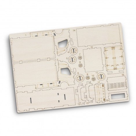 BRANDCRAFT Small Truck Wooden Model - Image 4