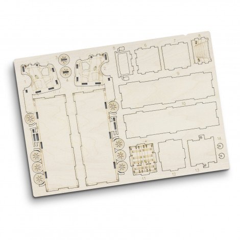 BRANDCRAFT Large Truck Wooden Model - Image 4