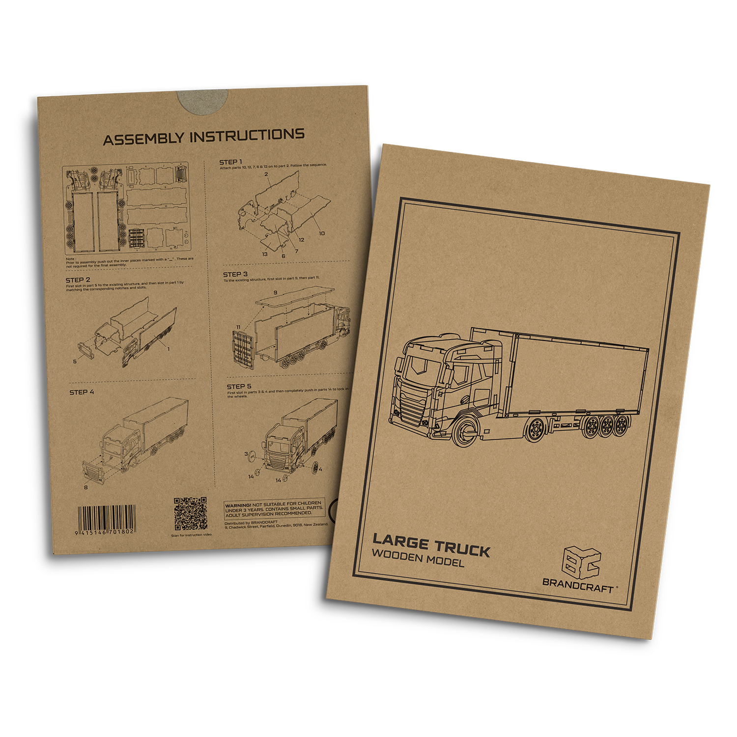 BRANDCRAFT Large Truck Wooden Model - Image 5