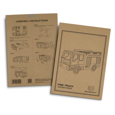 BRANDCRAFT Fire Truck Wooden Model - Image 5