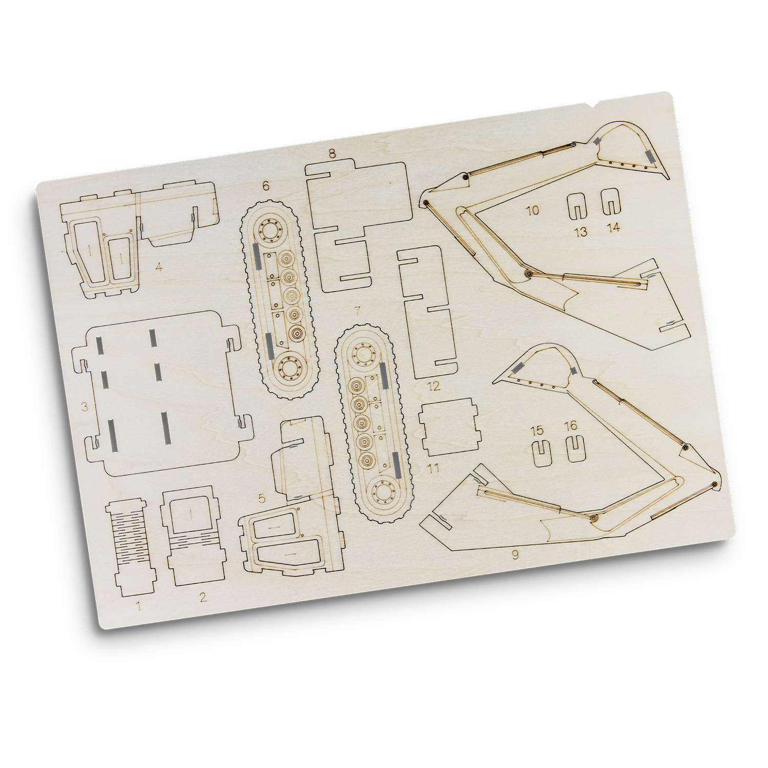 BRANDCRAFT Excavator Wooden Model - Image 4