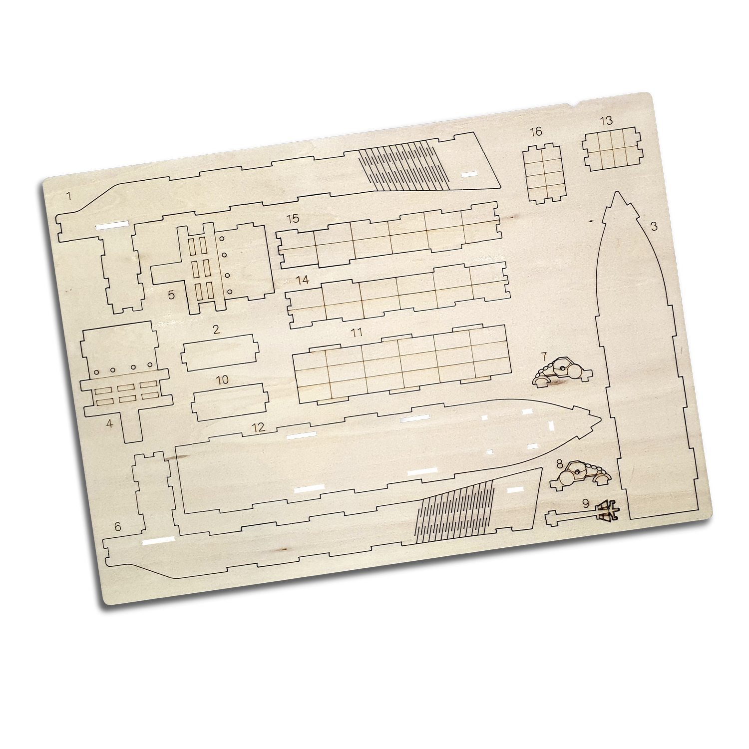 BRANDCRAFT Cargo Ship Wooden Model - Image 4