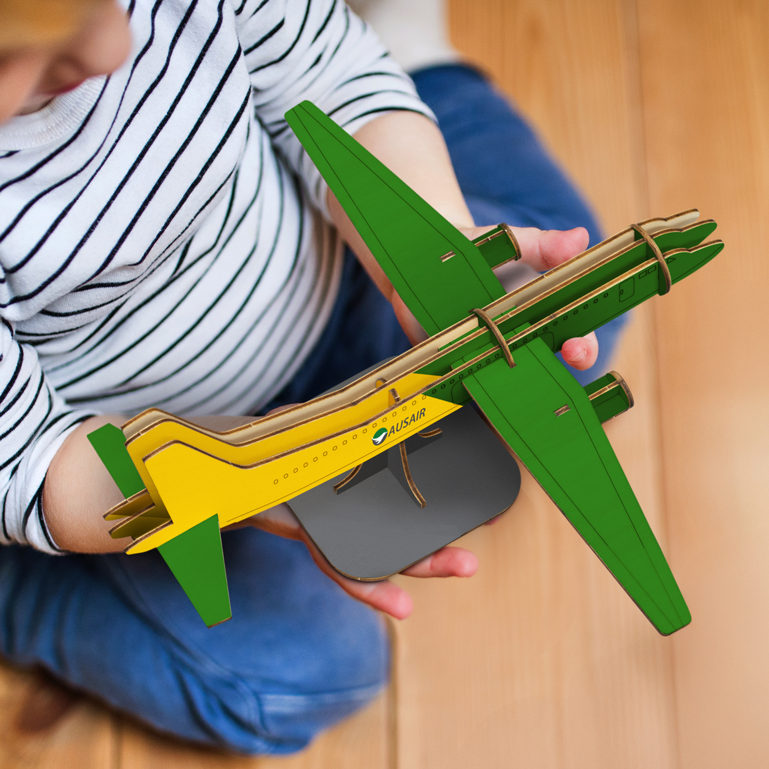 BRANDCRAFT Jet Plane Wooden Model - Image 6