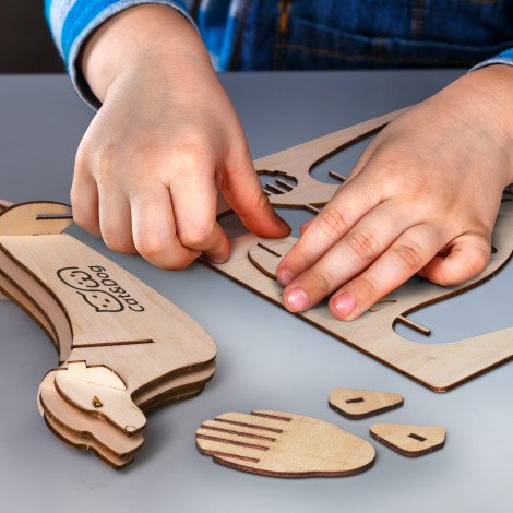 BRANDCRAFT Dog Wooden Model - Image 6