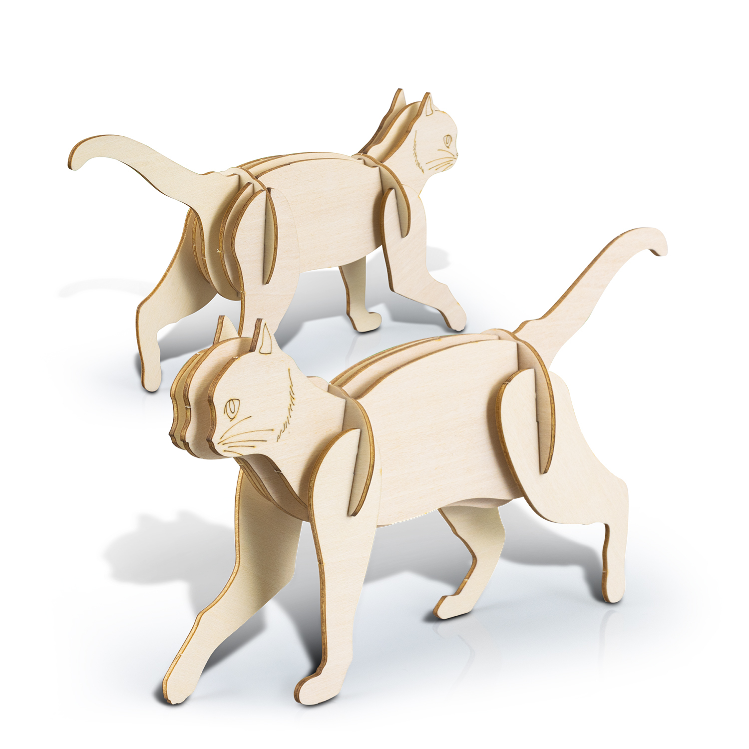 BRANDCRAFT Cat Wooden Model - Image 3