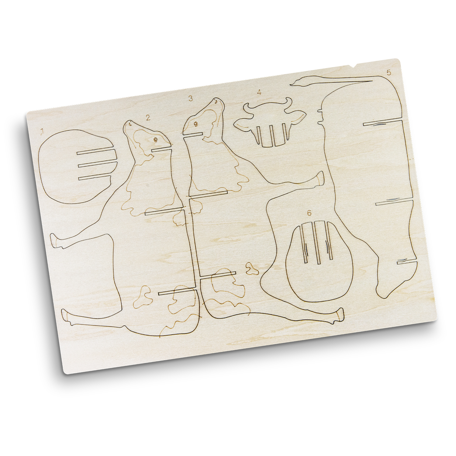 BRANDCRAFT Cow Wooden Model - Image 4