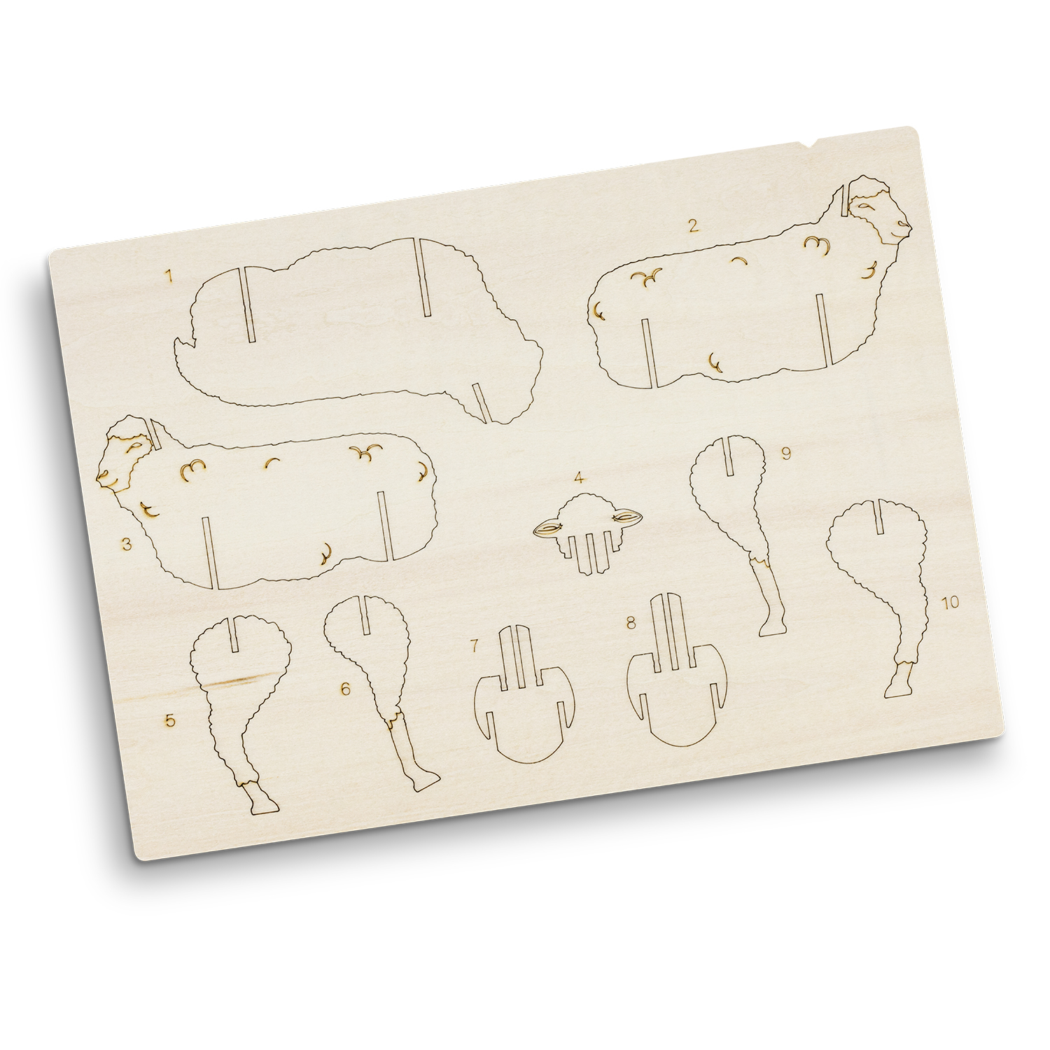 BRANDCRAFT Sheep Wooden Model - Image 4