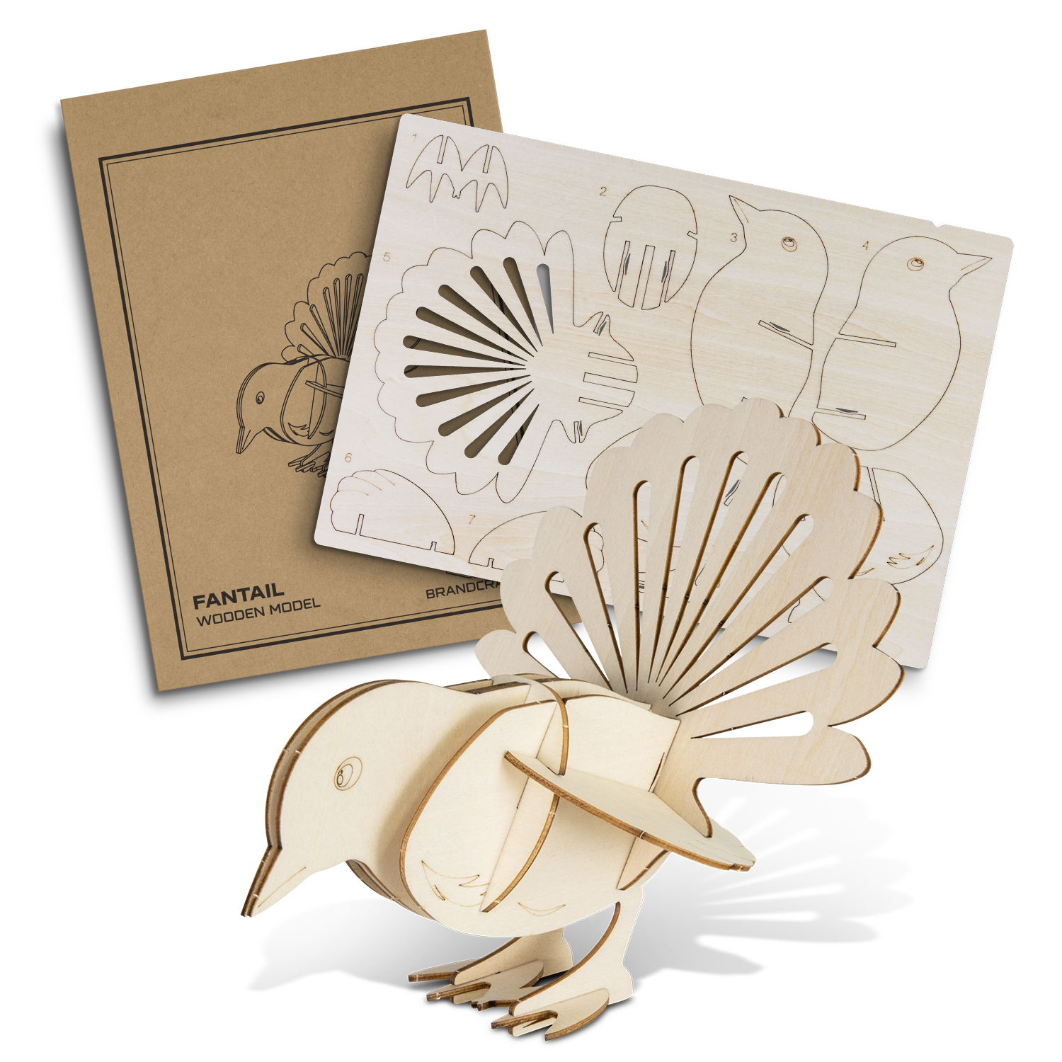 BRANDCRAFT Fantail Wooden Model - Image 2