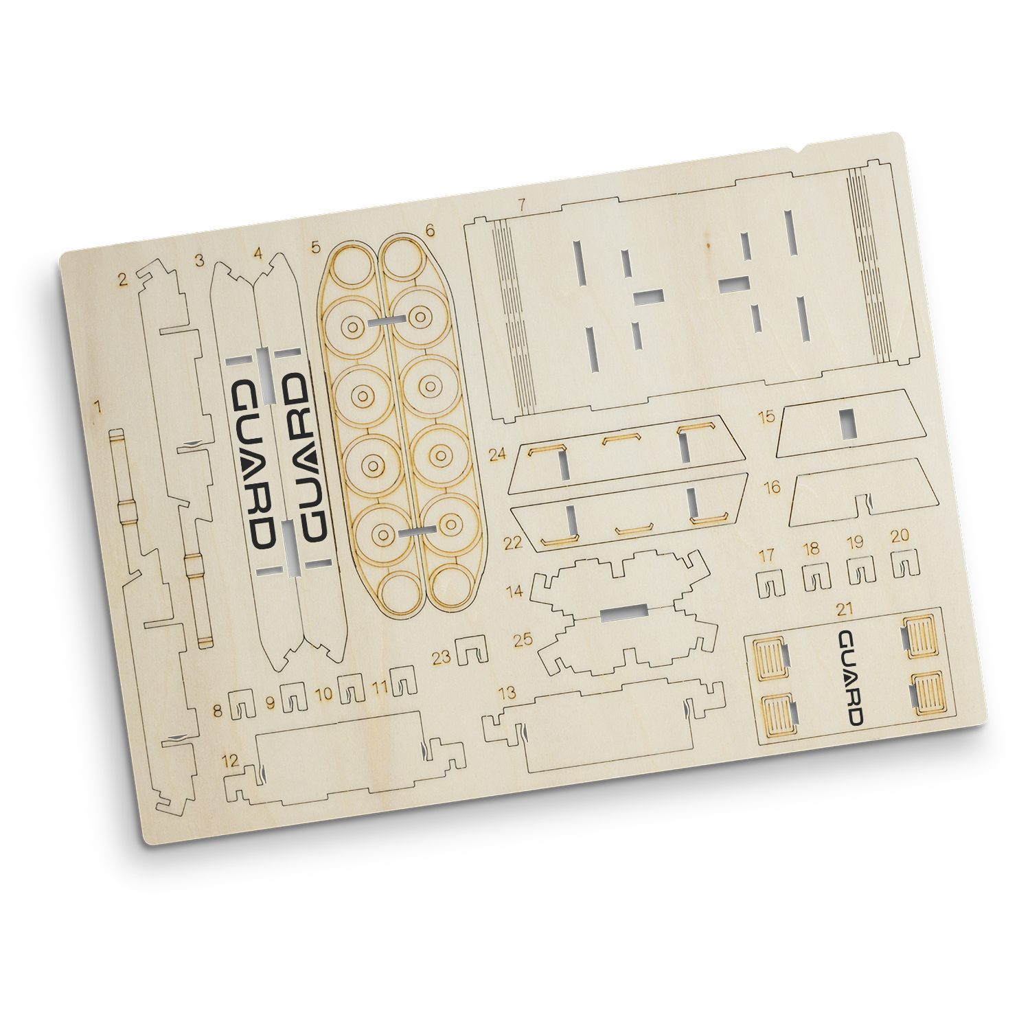 BRANDCRAFT Tank Wooden Model - Image 7