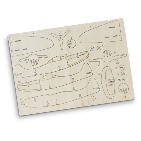 BRANDCRAFT Spitfire Wooden Model - Image 4