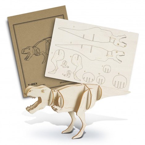 BRANDCRAFT Tyrannosaurus Rex Wooden Model - Image 2