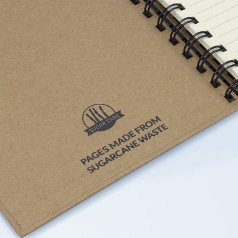Sugarcane Paper Spiral Notebook - Image 6