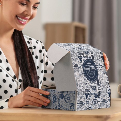 Die Cut Box with Locking Lid - 225x167x83mm - Image 4