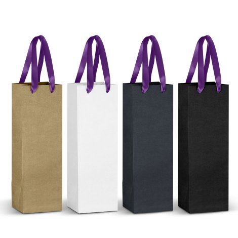 Champagne Ribbon Handle Paper Bag - Image 11