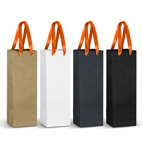 Champagne Ribbon Handle Paper Bag - Image 4