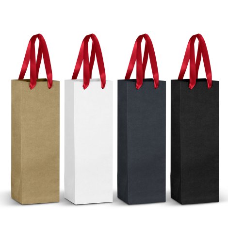 Champagne Ribbon Handle Paper Bag - Image 6