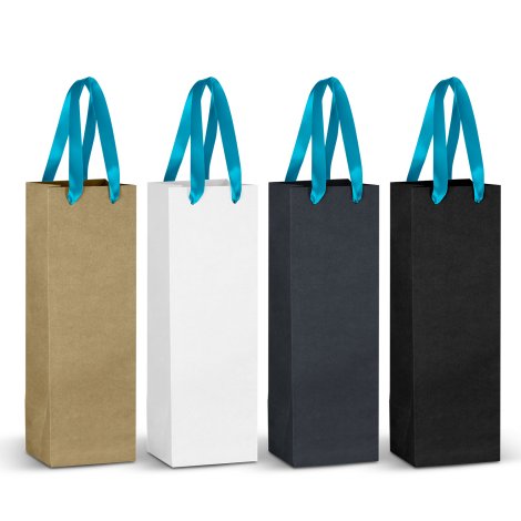 Champagne Ribbon Handle Paper Bag - Image 9