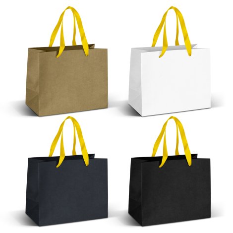 Medium Ribbon Handle Paper Bag - Image 3