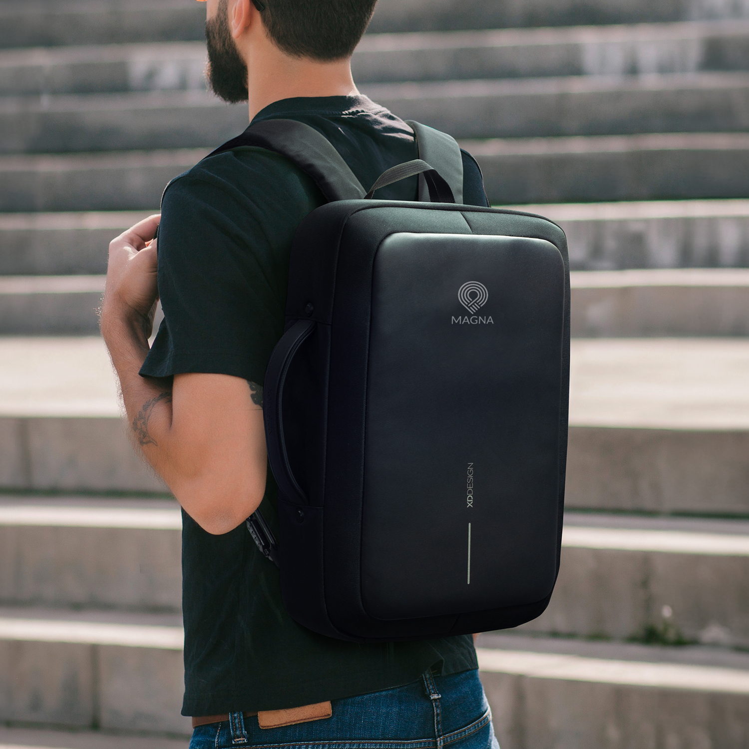 Bobby Bizz Anti-theft Backpack Briefcase - Image 11