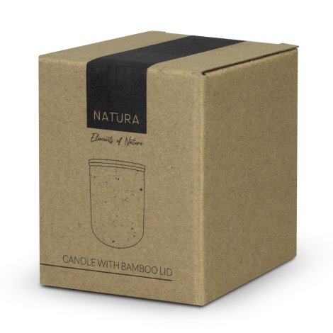 NATURA Candle with Bamboo Lid - Image 6