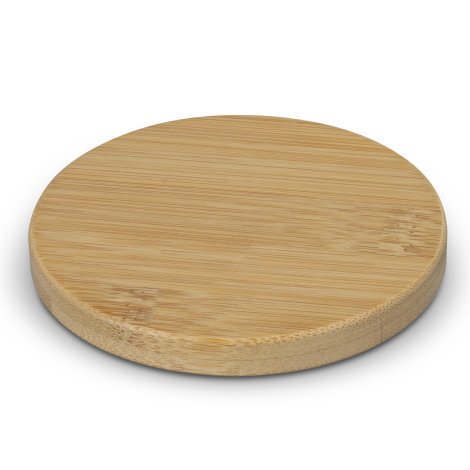 Bamboo Bottle Opener Coaster - Round - Image 2