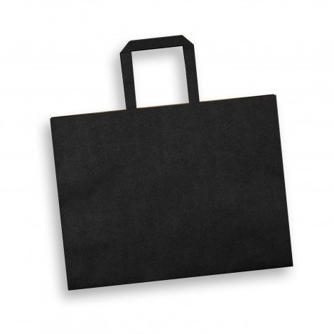 Large Flat Handle Paper Bag Landscape - Image 4