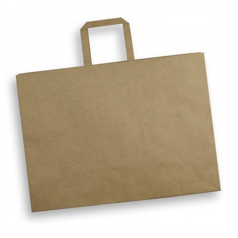 Extra Large Flat Handle Paper Bag Landscape - Image 3