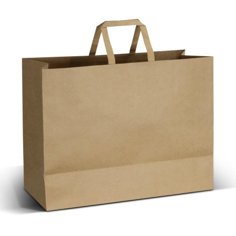 Extra Large Flat Handle Paper Bag Landscape - Image 6