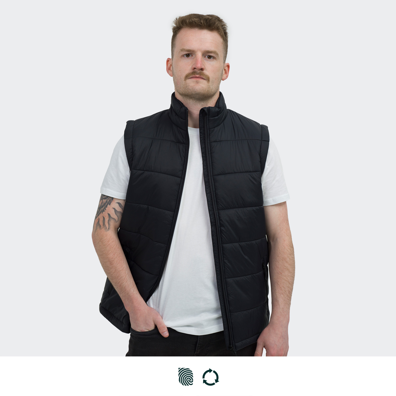 TRENDSWEAR Milford Mens Puffer Vest - Image 2