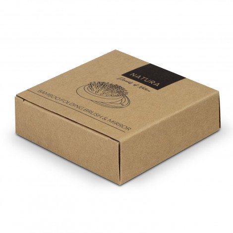 NATURA Bamboo Brush and Mirror - Image 7