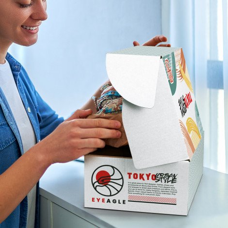 Die Cut Box with Locking Lid - 360x260x134mm - Image 4