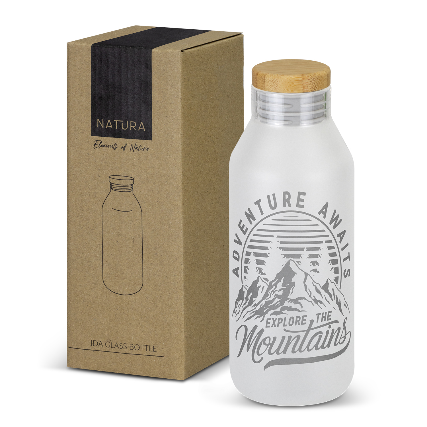 NATURA Ida Glass Bottle - Image 2