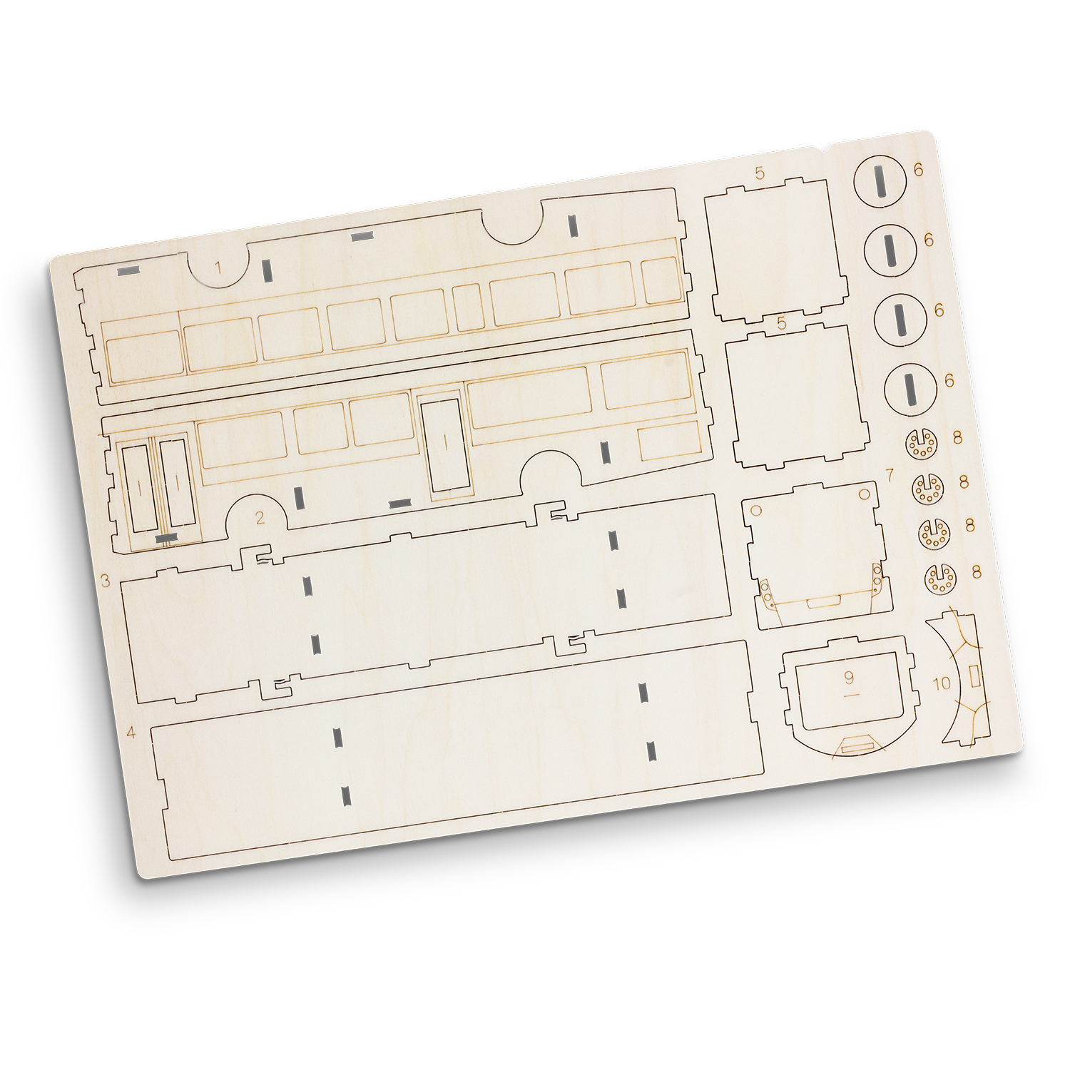 BRANDCRAFT Bus Wooden Model - Image 4