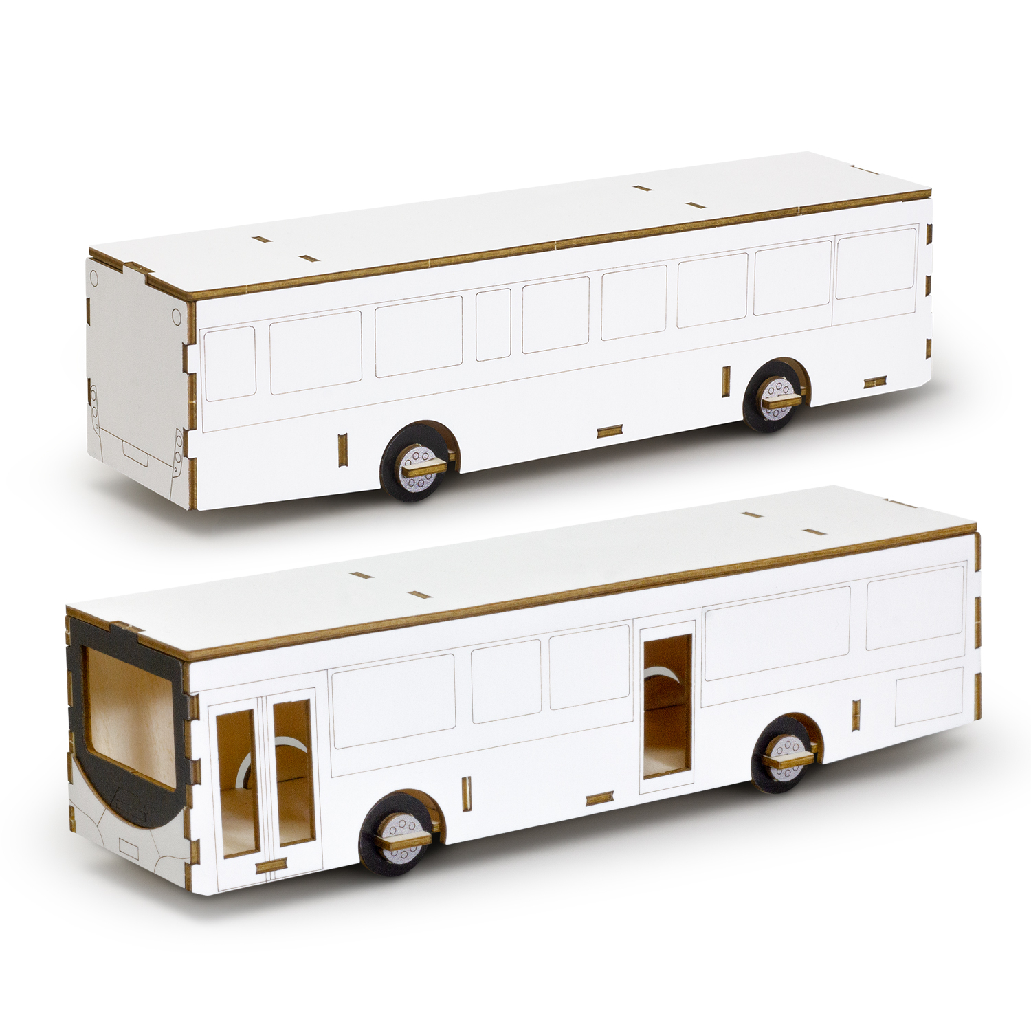 BRANDCRAFT Bus Wooden Model - Image 7