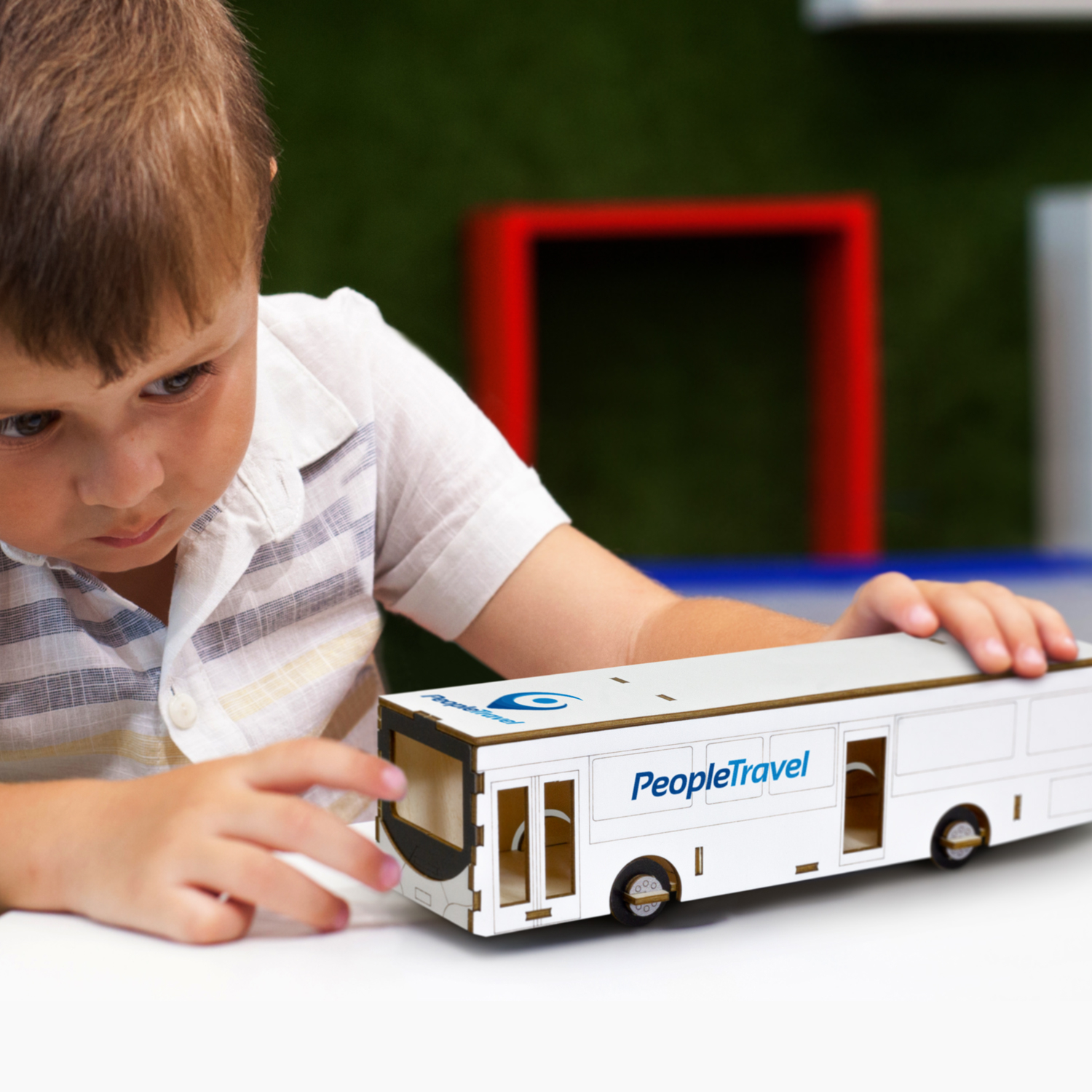 BRANDCRAFT Bus Wooden Model - Image 8