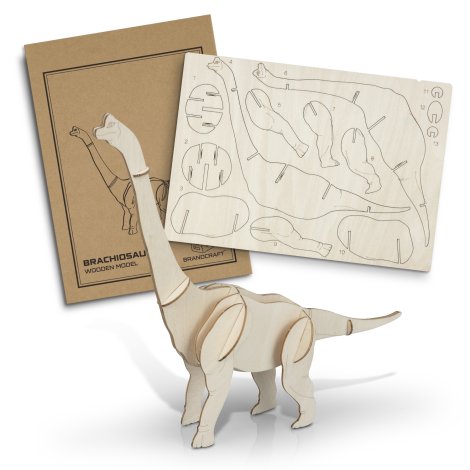 BRANDCRAFT Brachiosaurus Wooden Model - Image 2