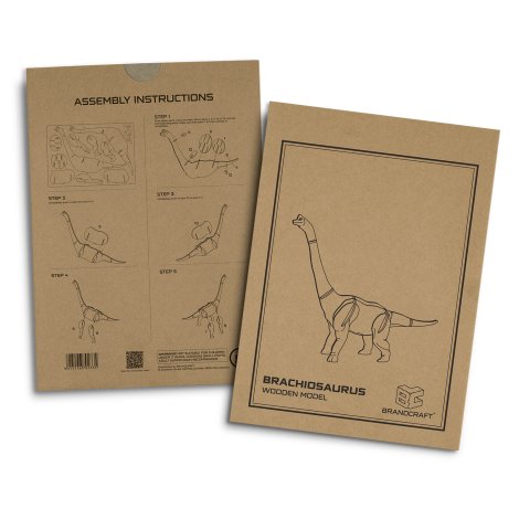 BRANDCRAFT Brachiosaurus Wooden Model - Image 5