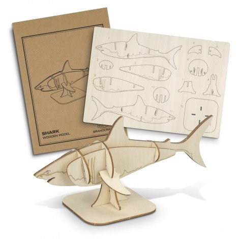 BRANDCRAFT Shark Wooden Model - Image 2