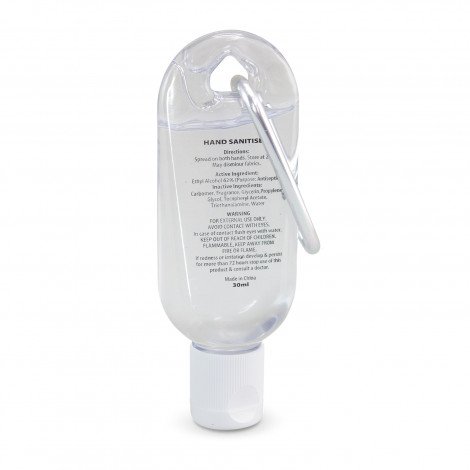 Carabiner Hand Sanitiser 30ml - Image 3