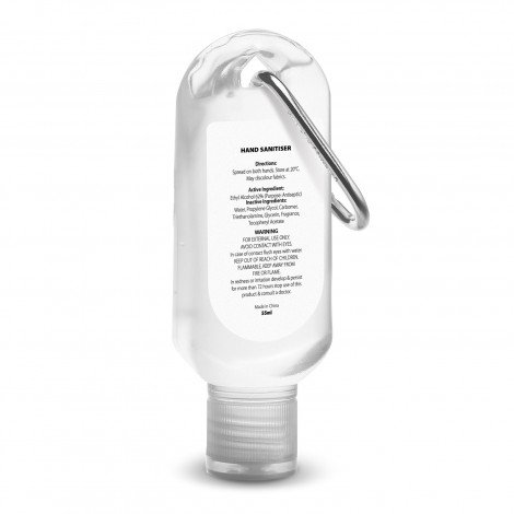 Carabiner Hand Sanitiser 55ml - Image 3