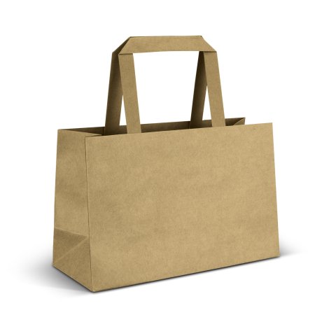 Small Flat Handle Paper Bag Landscape - Image 6