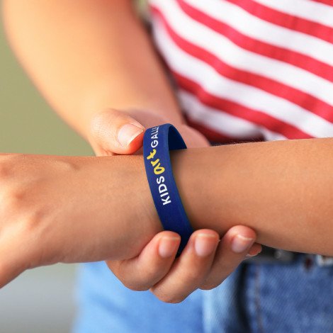 Kids Silicone Wrist Band - Debossed - Image 19