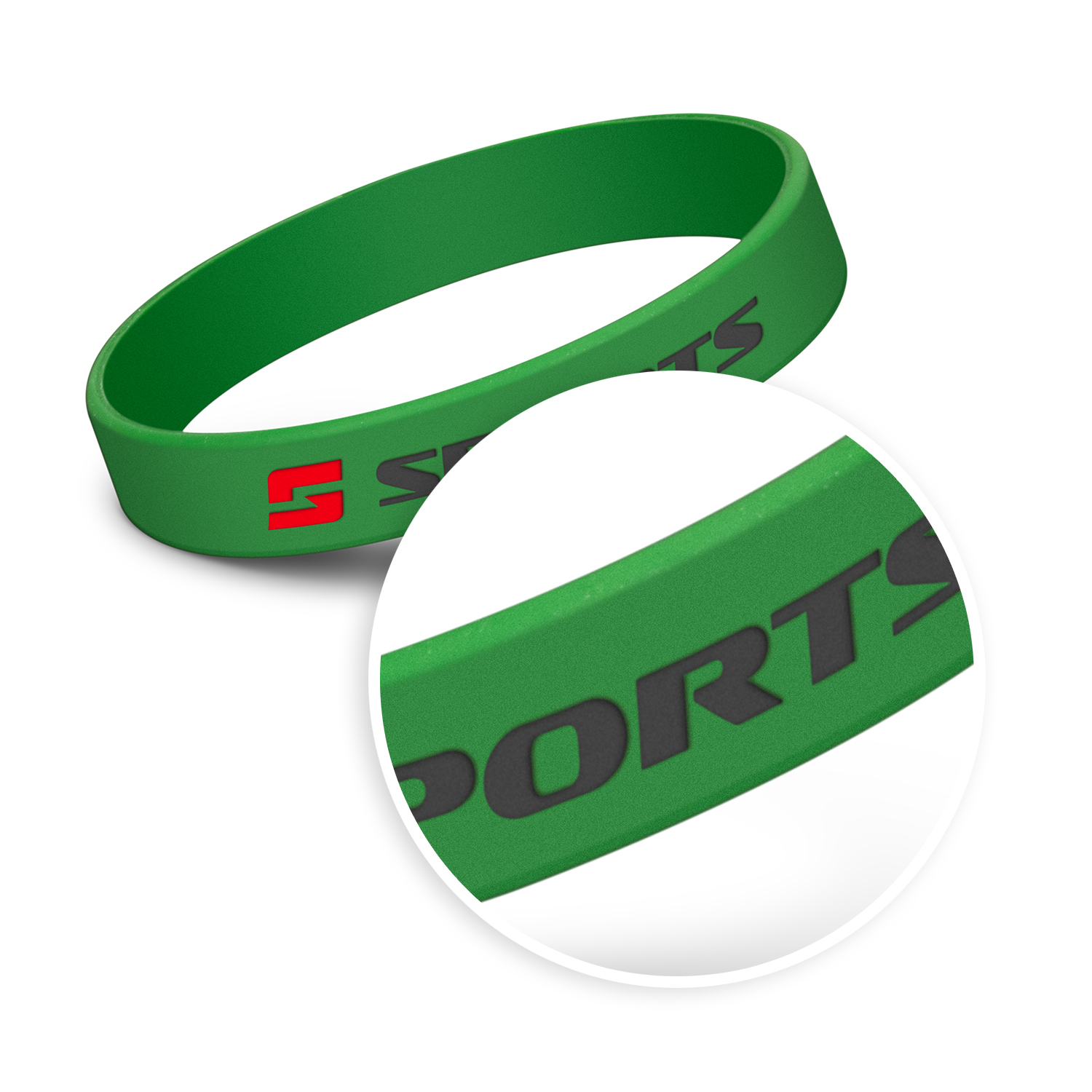 Kids Silicone Wrist Band - Debossed - Image 18
