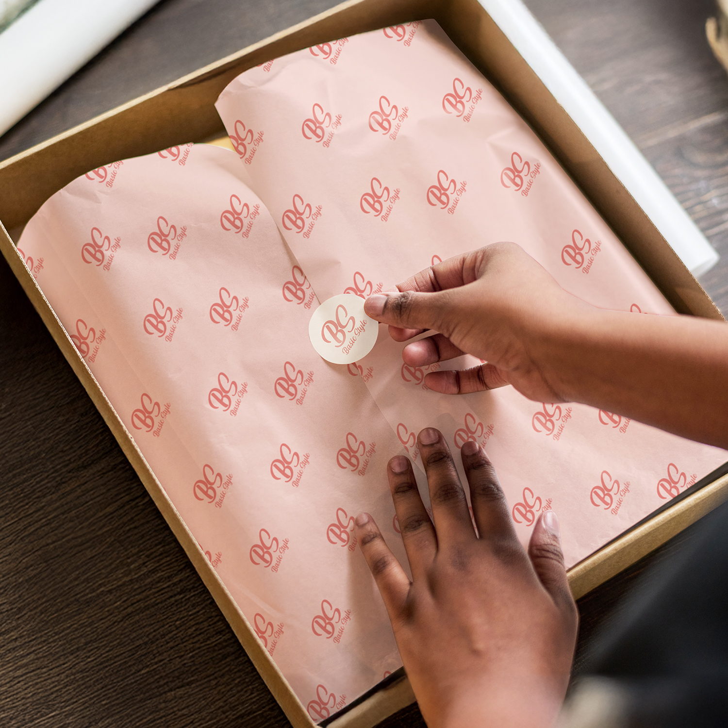 Custom Tissue Paper with Envelope - Colour - Image 4