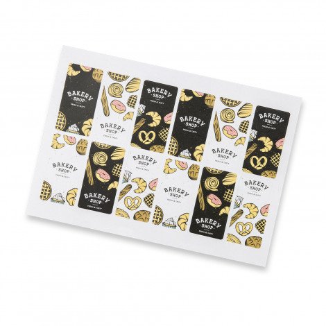 Sticker Sheet 40 x 80mm Rectangle - Matte