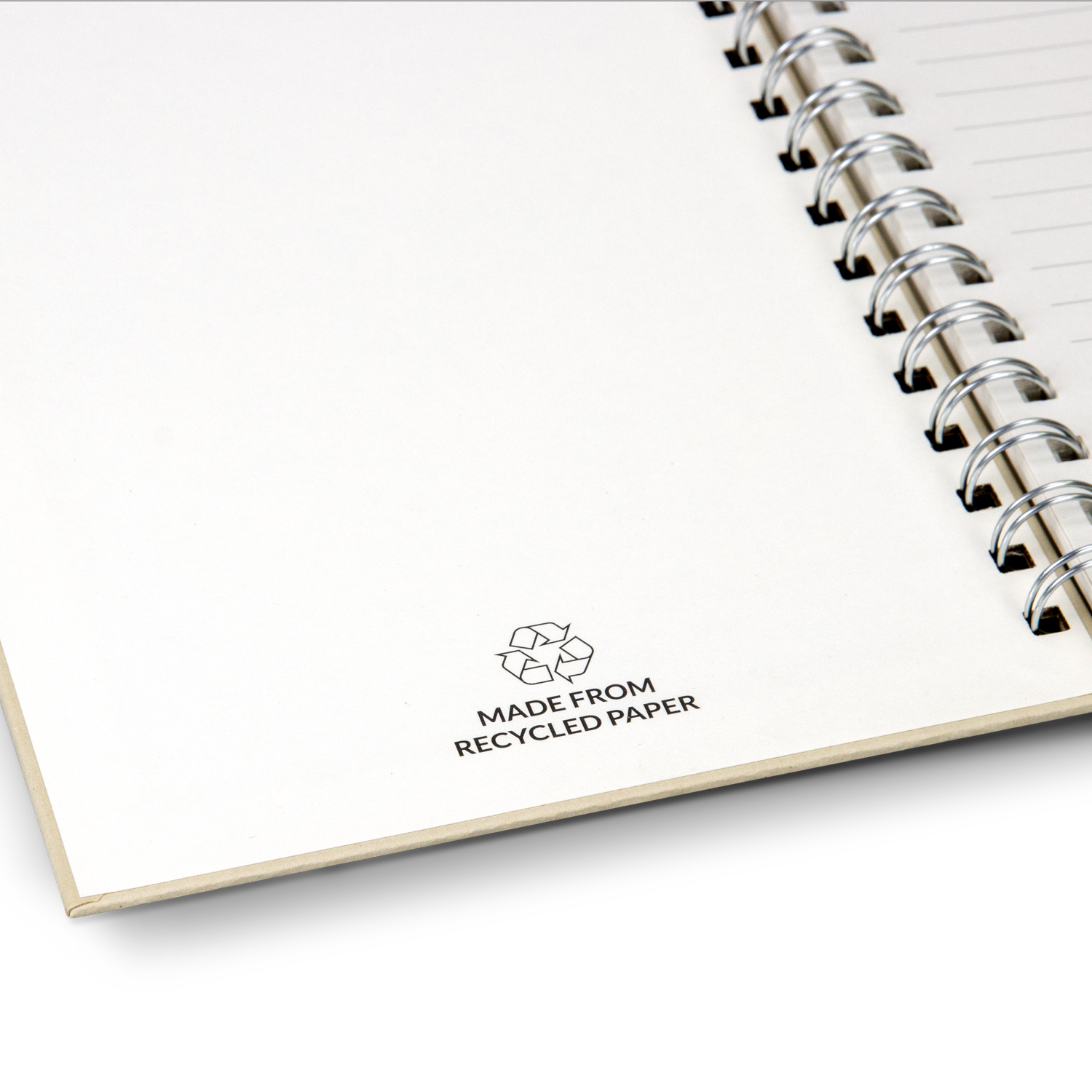 Terra Recycled Paper Spiral Notebook - Image 4