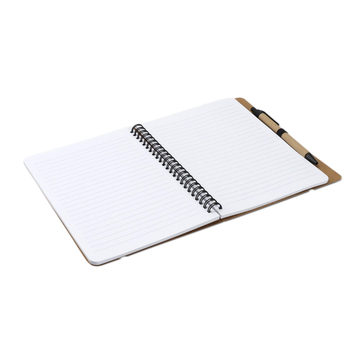 Kraft Notebook with Notes and Flags - Image 5
