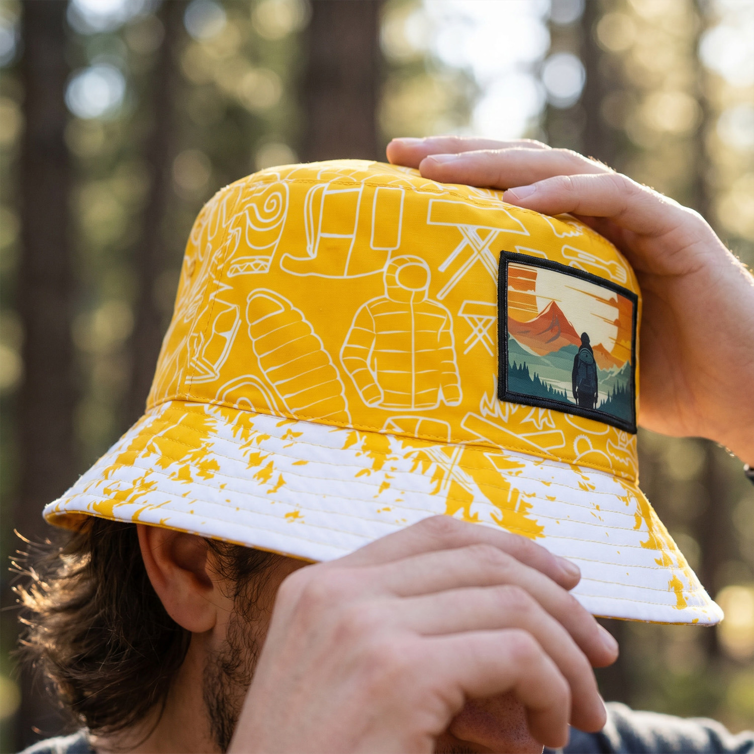 Sonny Custom Bucket Hat with Full Colour Patch - Image 7